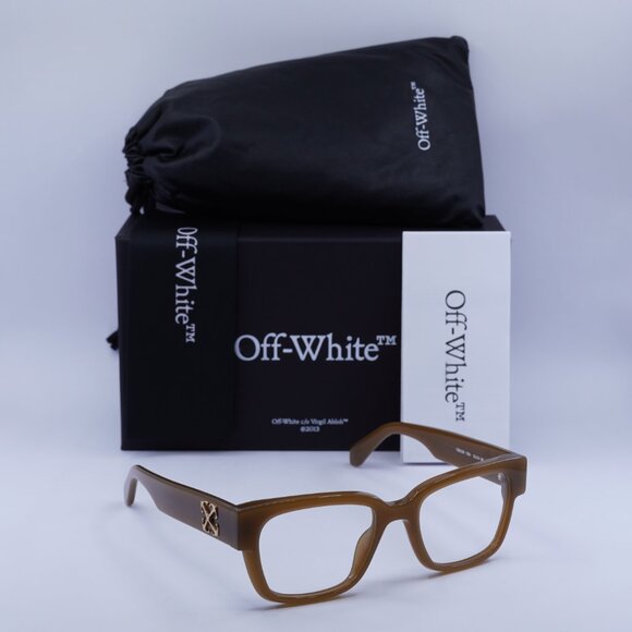 Off-White OERJ059 STYLE 59 7400 Square Eyeglasses 52mm – Mud - Picture 8 of 10